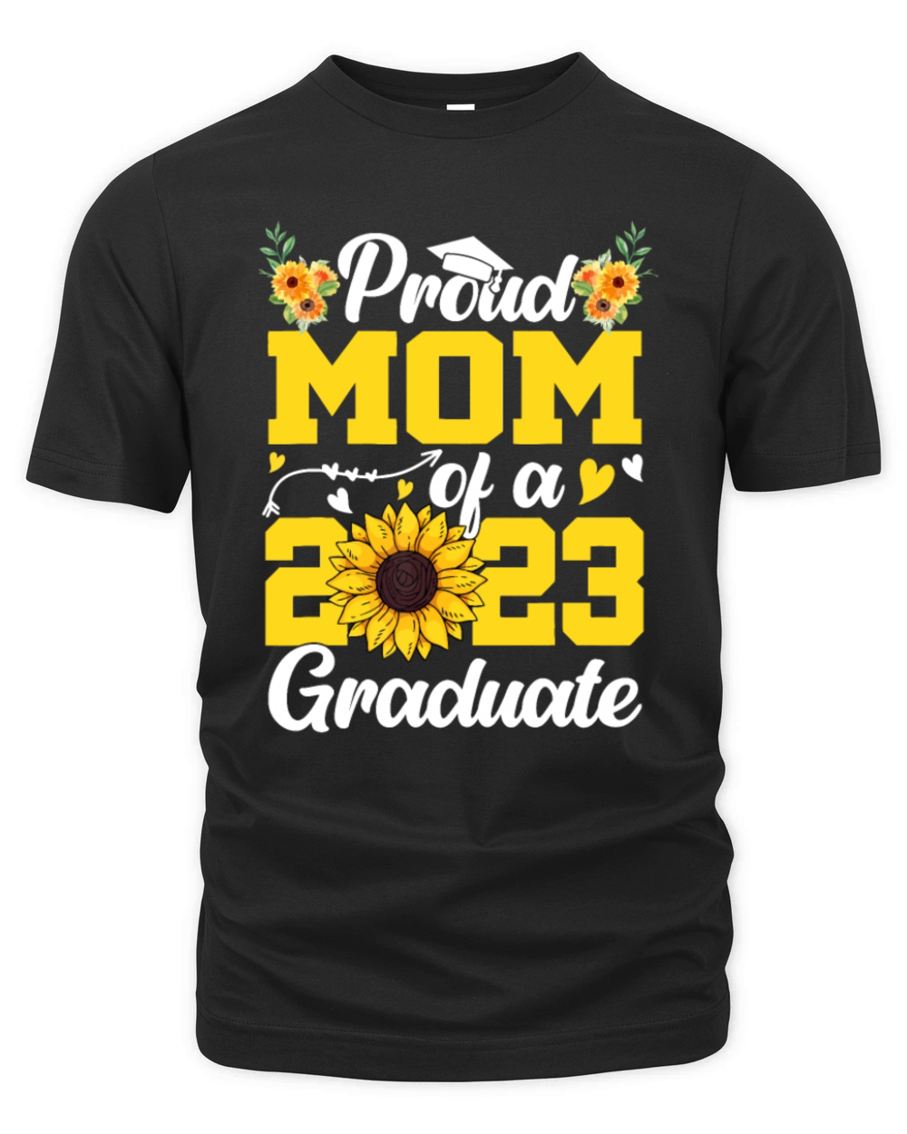 Proud Mom Of a Class 2023 Graduate Graduation Sunf Organic Unisex T-shirt