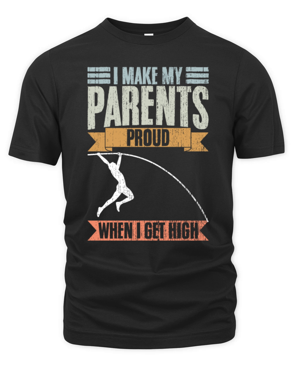 Vintage I Make My Parents Proud When I Get High Organic Unisex T-shirt