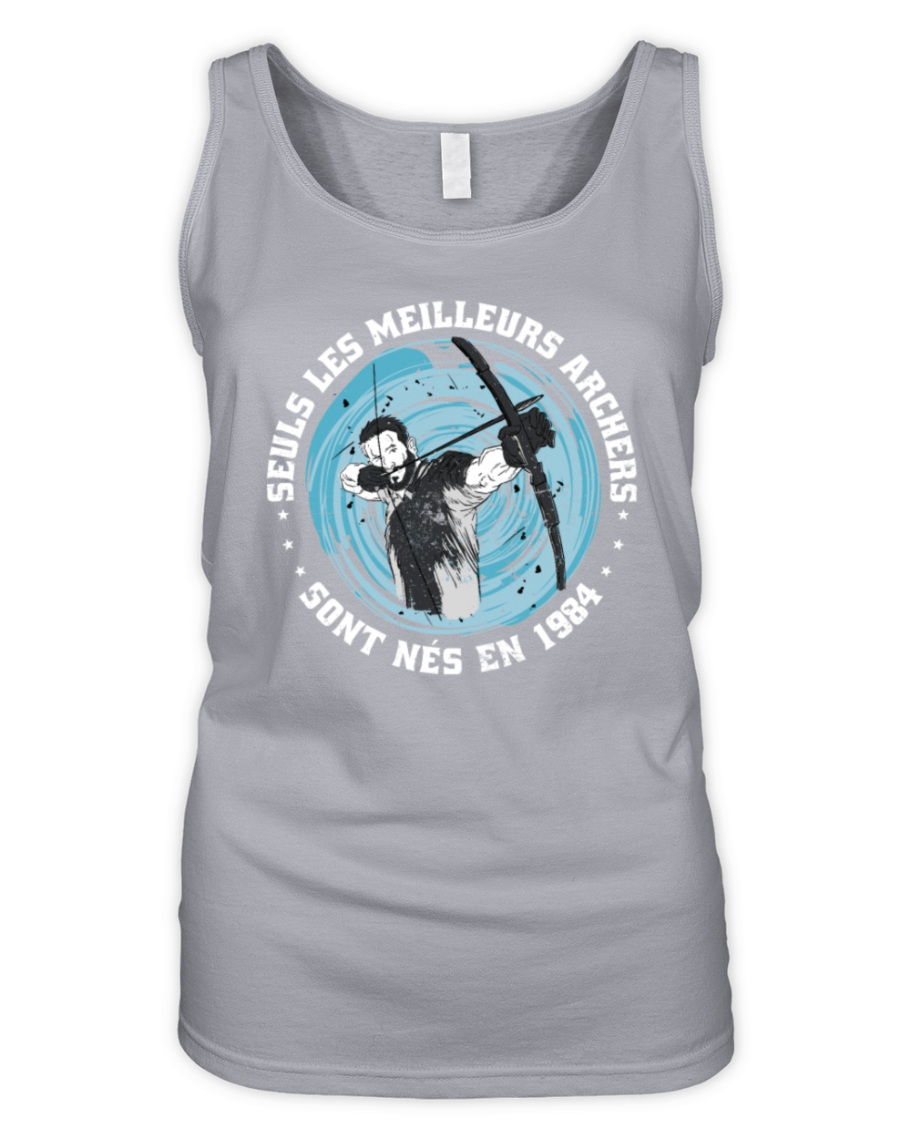 French Archer born 1984 Vintage Birthday Organic Women's Tank Top