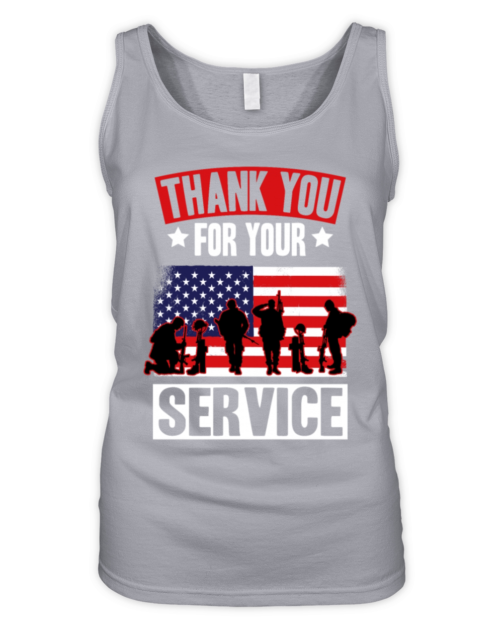 Veterans Day Thank You For Your Service Organic Women's Tank Top
