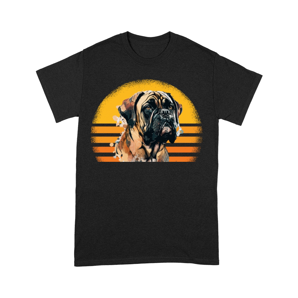 Bullmastiff Dog Retro Vintage Premium T-shirt