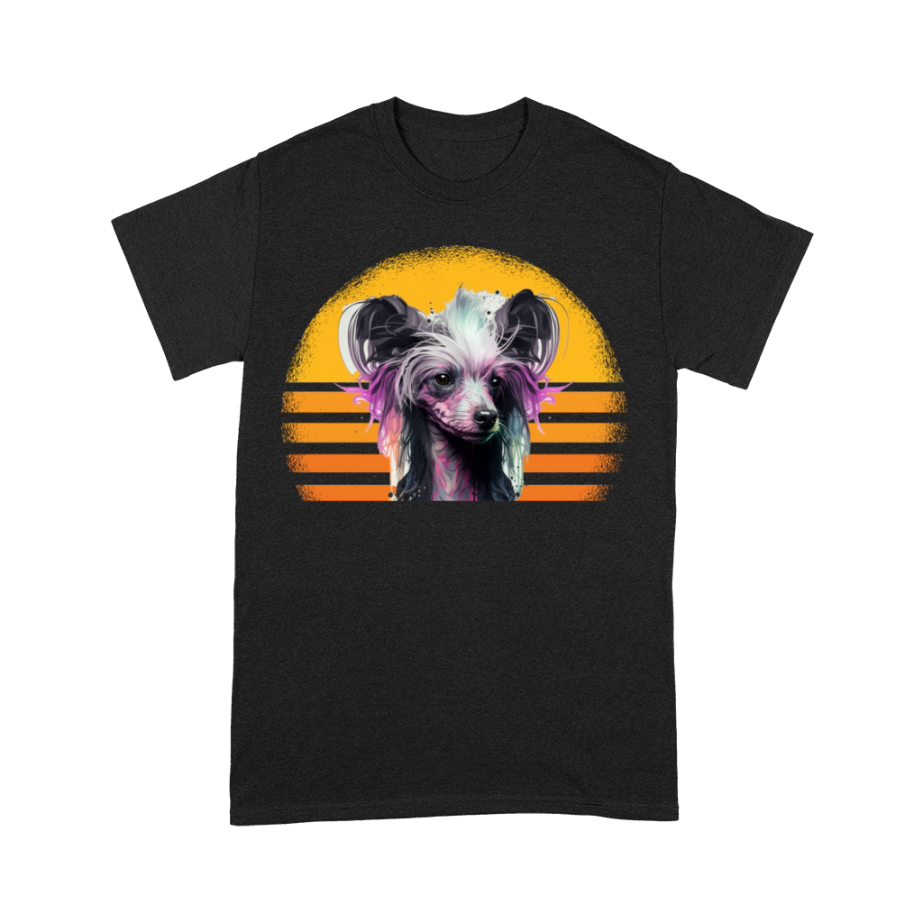 Chinese Crested Dog Retro Vintage Premium T-shirt