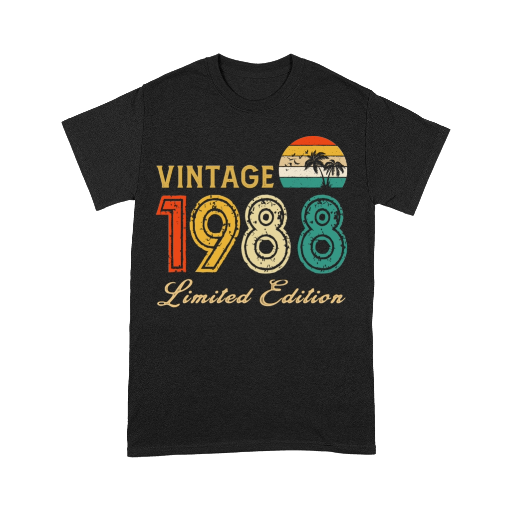 Vintage 1988 Limited Edition Made In 1988 Birthday Premium T-shirt