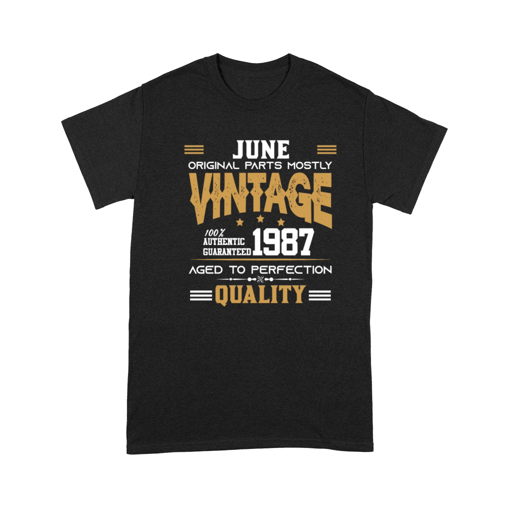 Vintage Aged To Perfection June 1987 Premium T-shirt