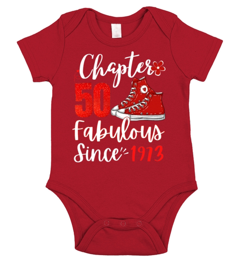 Chapter 50 Fabulous Since 1973 Woman Birthday Born Short Sleeve Baby One-Piece