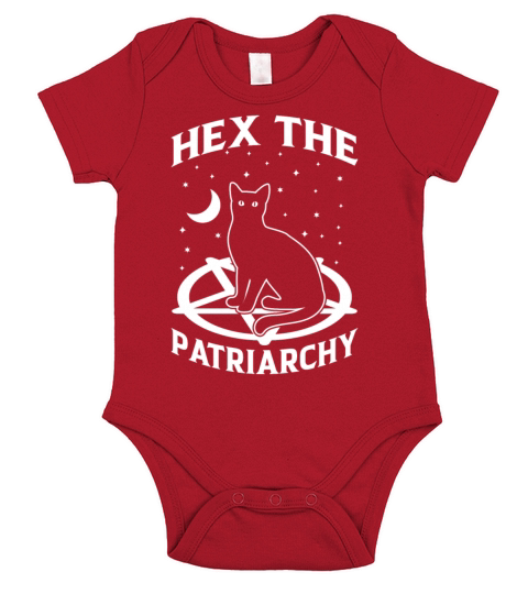 Feminism Hex The Patriarchy Feminist Short Sleeve Baby One-Piece