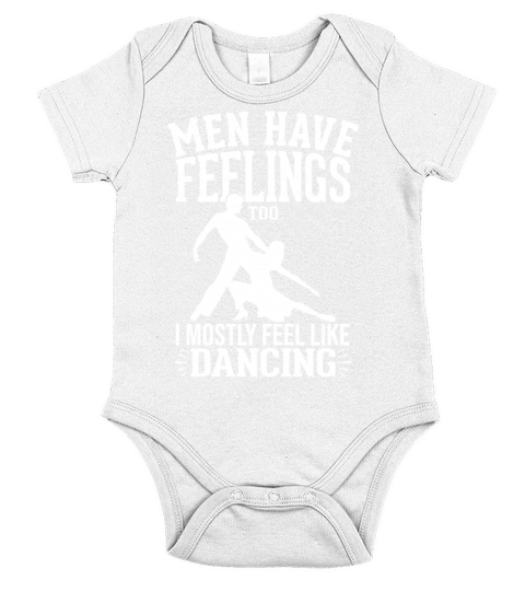 I Feel Like Dancing Funny Ballroom Dance Short Sleeve Baby One-Piece