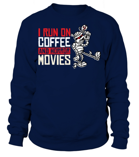 Coffee Horror Movie Lover Sweatshirt Unisex