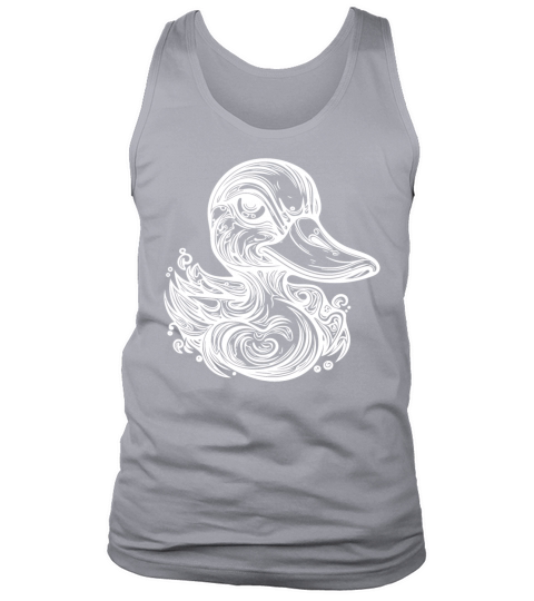 Cute Little Vintage Duck With Huge Beak Tank Top Unisex