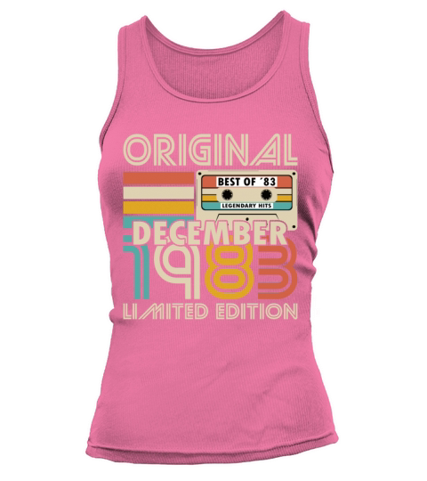 40th birthday december 1983 original 1983 Tank top Woman