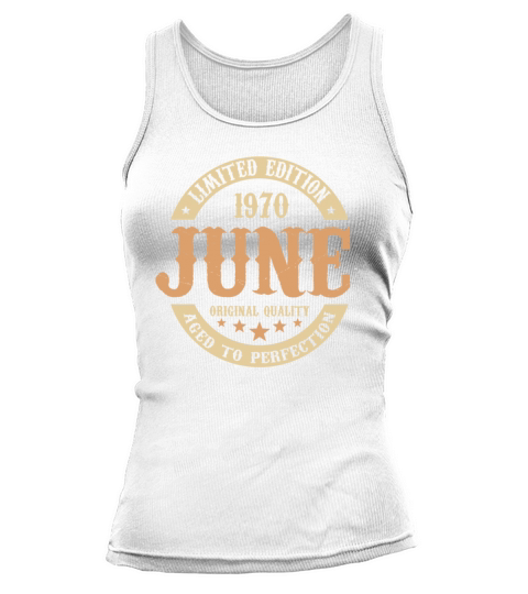 June 1970 Vintage Birthday Present Tank top Woman
