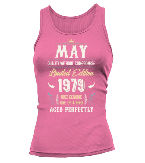 May 1979 Vintage Birthday Present Tank top Woman