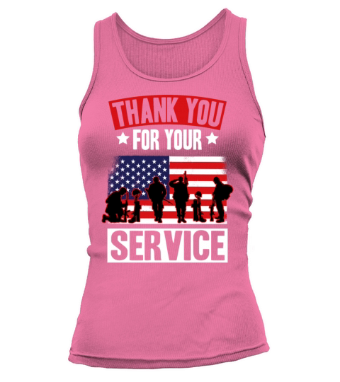 Veterans Day Thank You For Your Service Tank top Woman