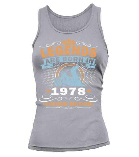 Vintage motorcycle 1978 45th anniversary Tank top Woman