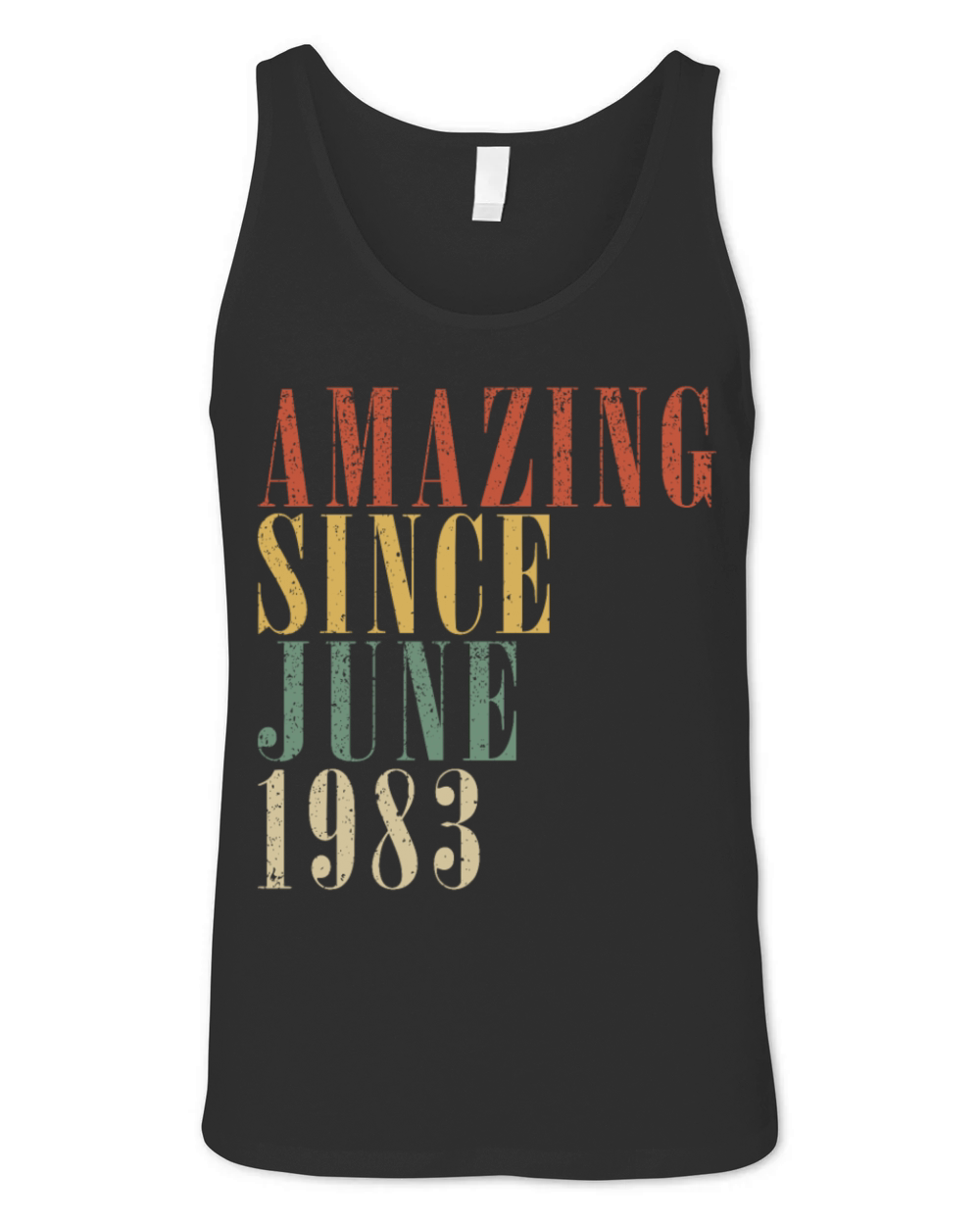 1983 June 1983 Anniversary June 1983 June Unisex Jersey Tank