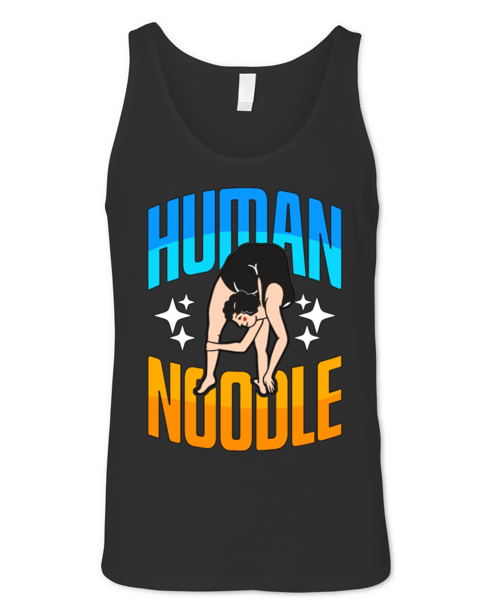 Contortion Human Noodle Aerial Hoop Contortionist Unisex Jersey Tank