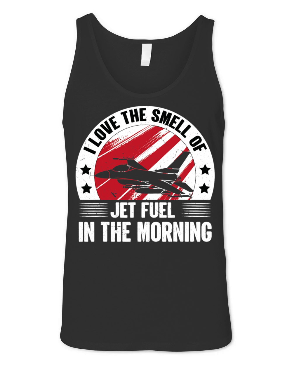 Jet Love Smell Jet Fuel In The Morning Vintage Unisex Jersey Tank