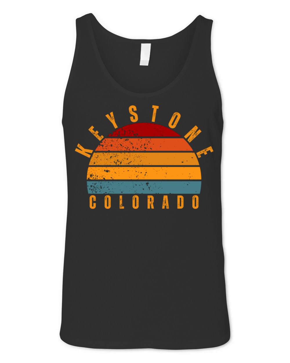 Keystone Colorado Vintage Retro Unisex Jersey Tank