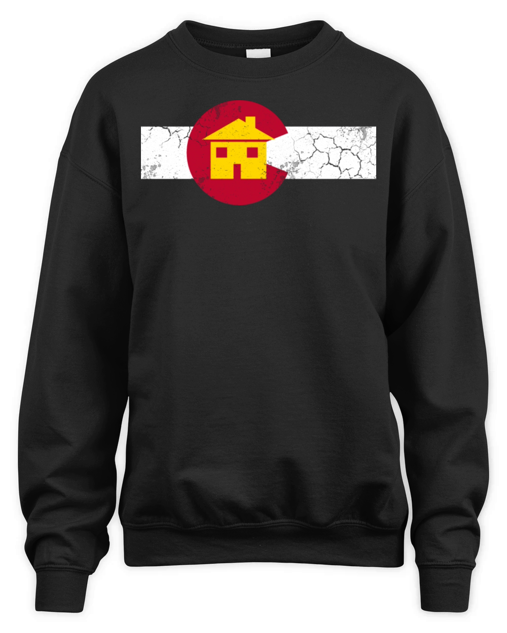 Colorado Flag Home Vintage Retro Fade Unisex Premium Crewneck Sweatshirt