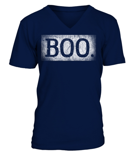 Vintage Boo Halloween V-Neck T-shirt