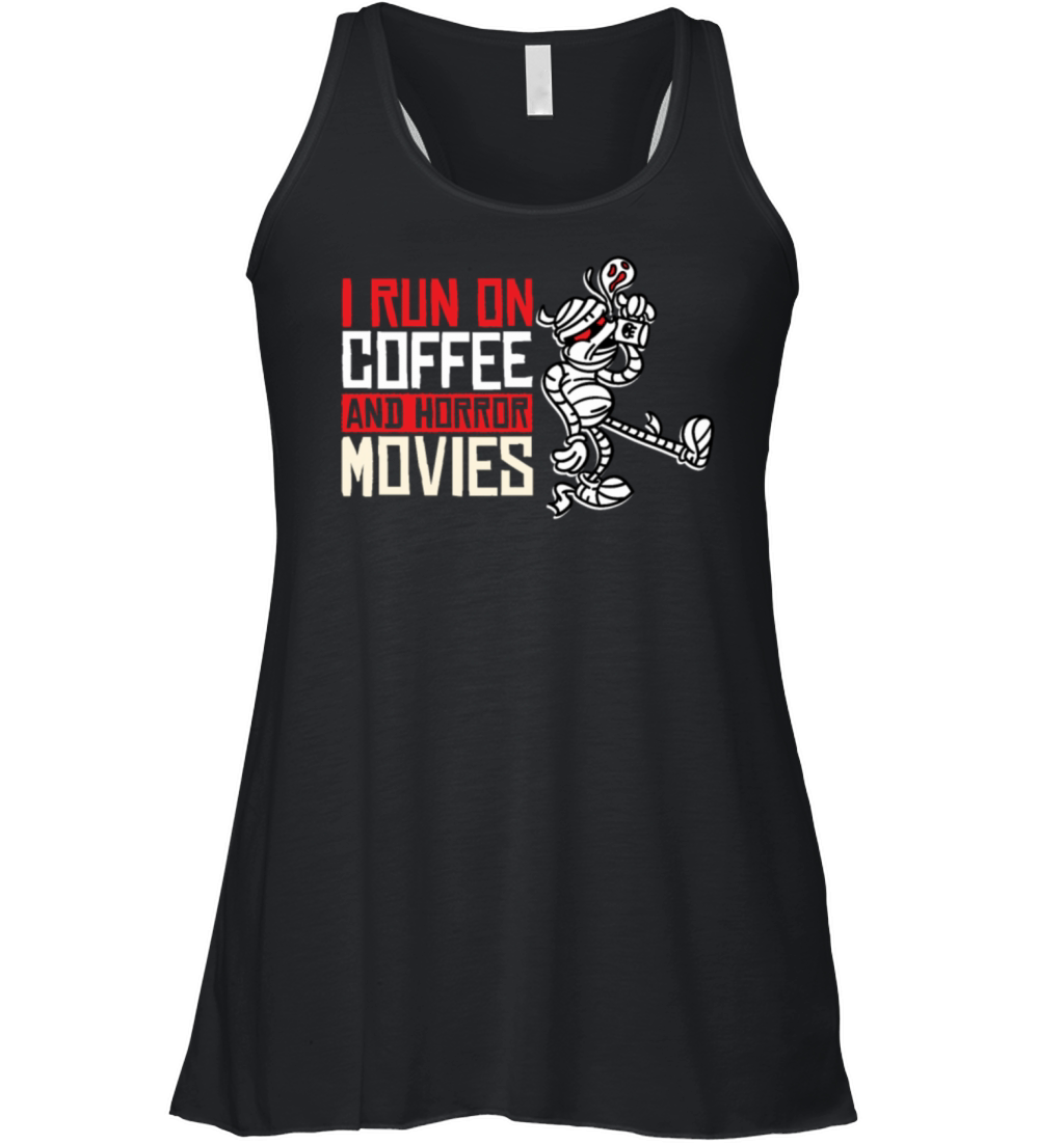 Coffee Horror Movie Lover Women's Flowy Tank Top