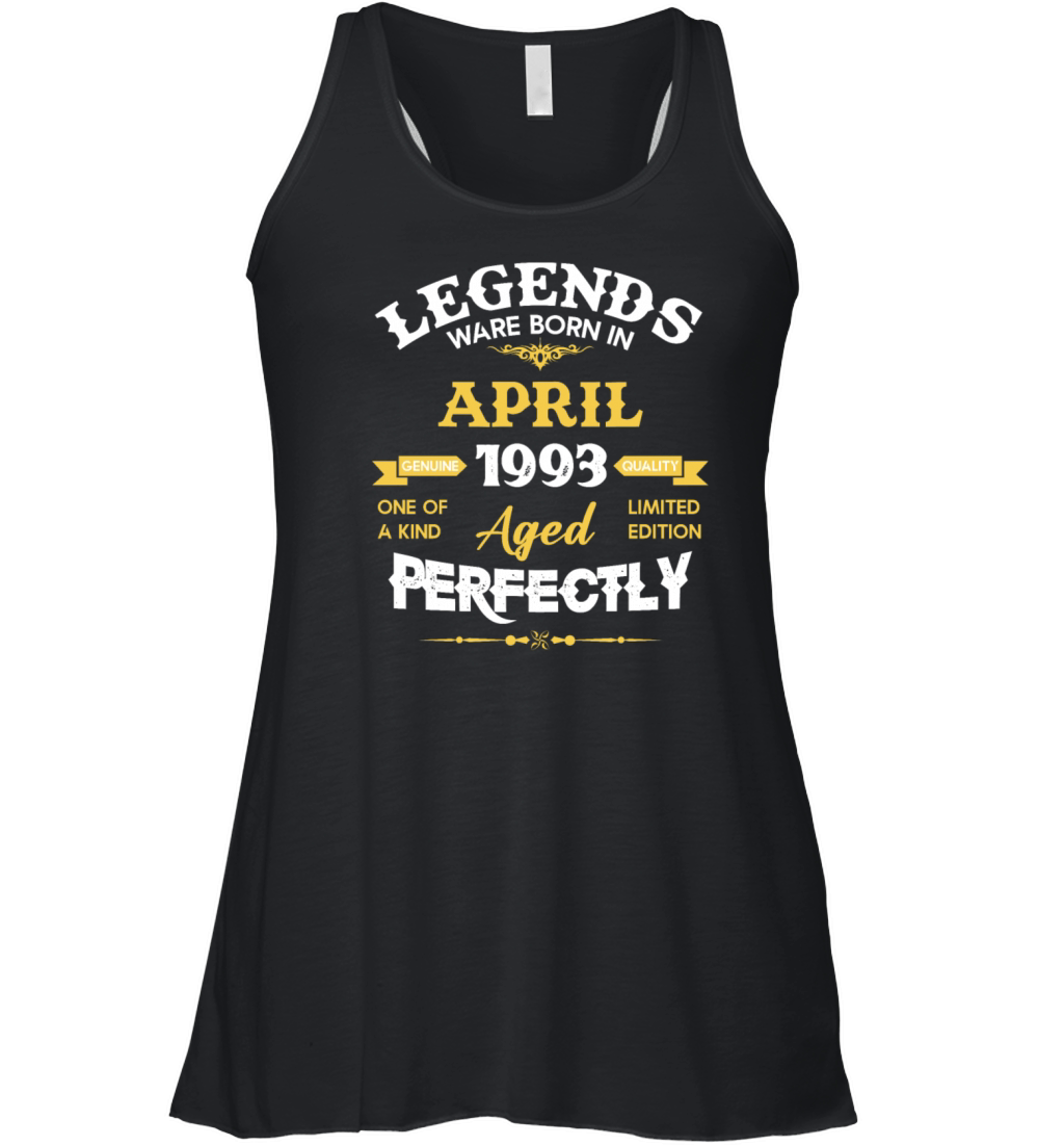 Vintage Aged To Perfection April 1993 Women's Flowy Tank Top