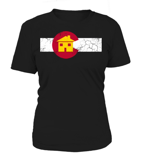 Colorado Flag Home Vintage Retro Fade Women's T-Shirt