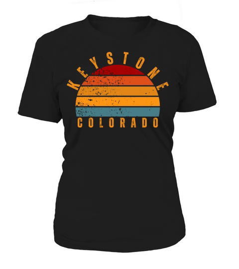Keystone Colorado Vintage Retro Women's T-Shirt