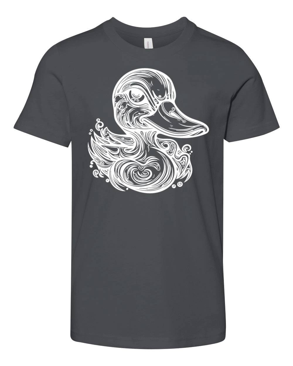 Cute Little Vintage Duck With Huge Beak Youth Unisex Jersey Tee