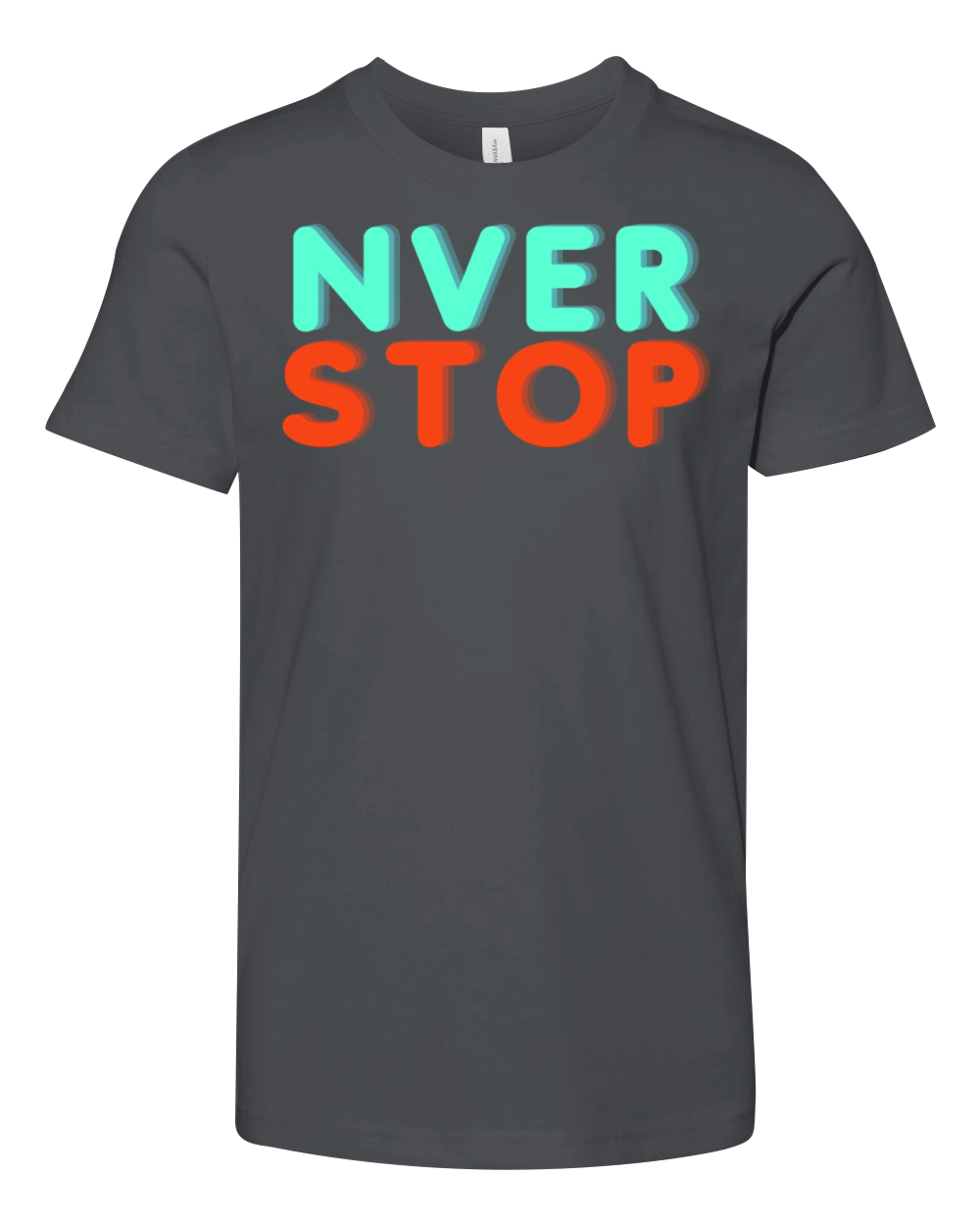 Never Stop Youth Unisex Jersey Tee