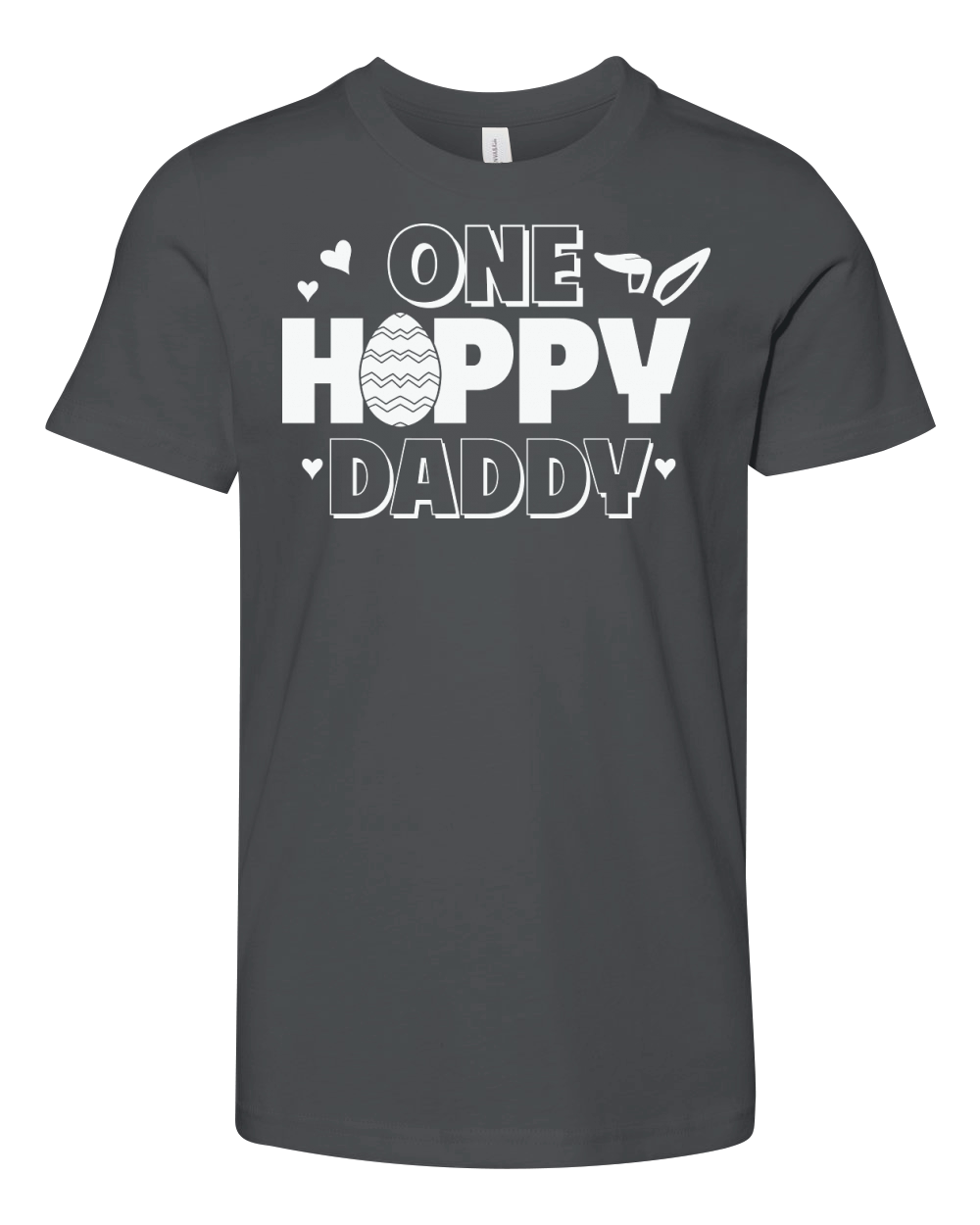 One Happy Daddy Easter Dad Youth Unisex Jersey Tee