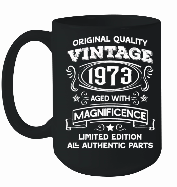 Vintage 1973 aged with magnificence Ceramic Mug