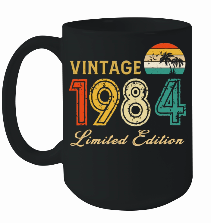 Vintage 1984 Limited Edition Made In 1984 Birthday Ceramic Mug