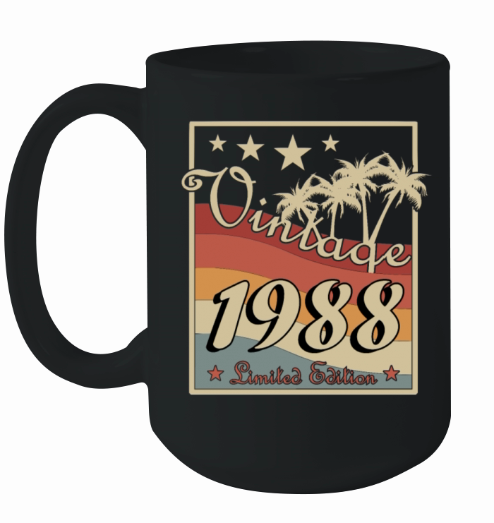 Year 1988 vintage Ceramic Mug