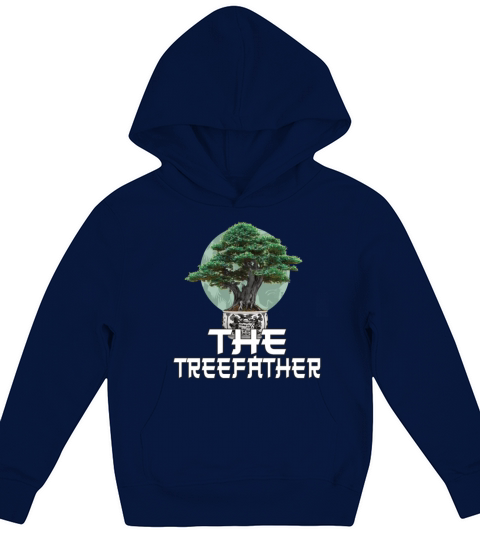 Bonsai Japan Silhouette Gardener Gardening Lover Kids Hoodie