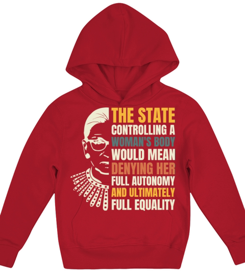 Ruth Bader Ginsburg Quote Kids Hoodie