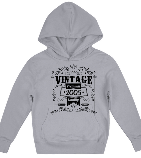 Vintage 2005 birthday vintage Kids Hoodie