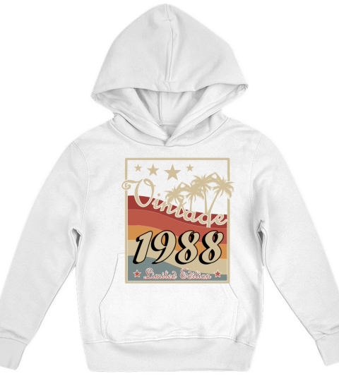 Year 1988 vintage Kids Hoodie