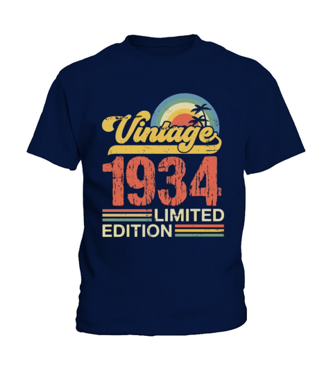 Retro Vintage 1934 Limited Edition Kids T-Shirt