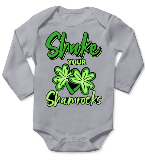 Funny Irish Saint Patricks Day Shake Your Long Sleeve Baby One-Piece