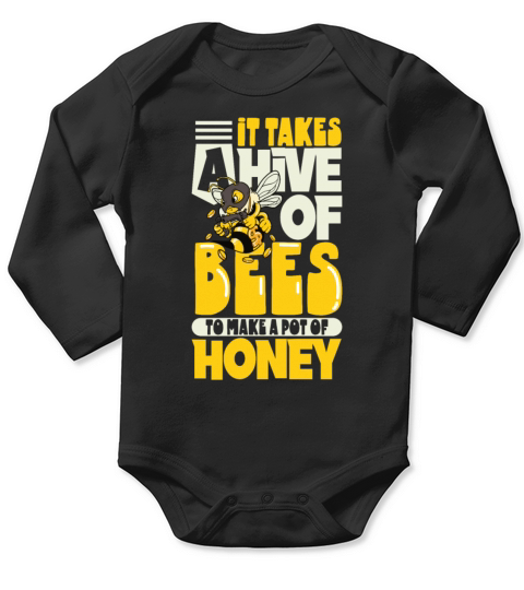Honey Bee Beekeeping Beekeeper Honeybee Apiary Long Sleeve Baby One-Piece