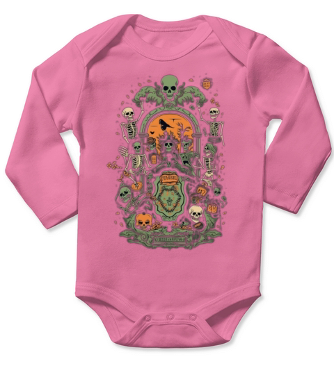 skull Long Sleeve Baby One-Piece