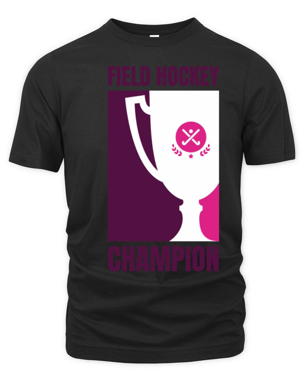 Field Hockey Champion Sports Trophy Organic Unisex T-shirt