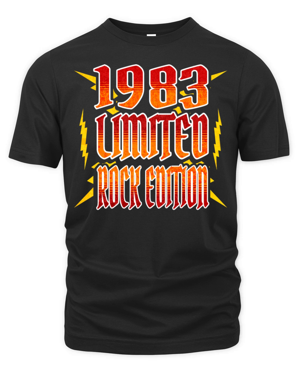 Limited Rock Edition 1983 40th Birthday Rocker Organic Unisex T-shirt