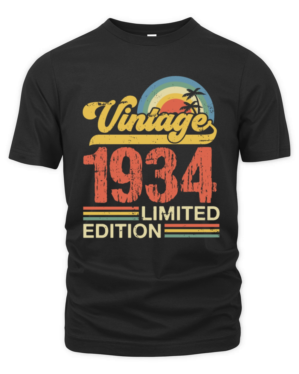 Retro Vintage 1934 Limited Edition Organic Unisex T-shirt
