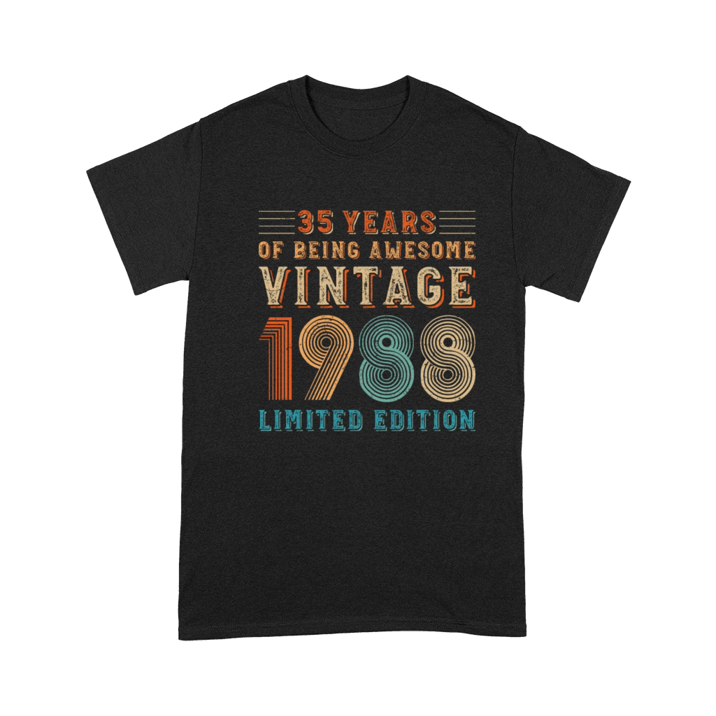 35 years of being awesome vintage 1988 limited edi Premium T-shirt