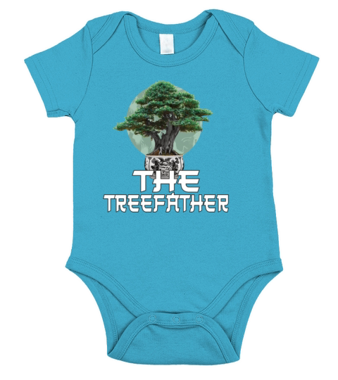 Bonsai Japan Silhouette Gardener Gardening Lover Short Sleeve Baby One-Piece