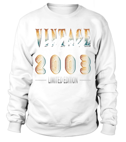 20th birthday man may vintage 2003 an original Sweatshirt Unisex