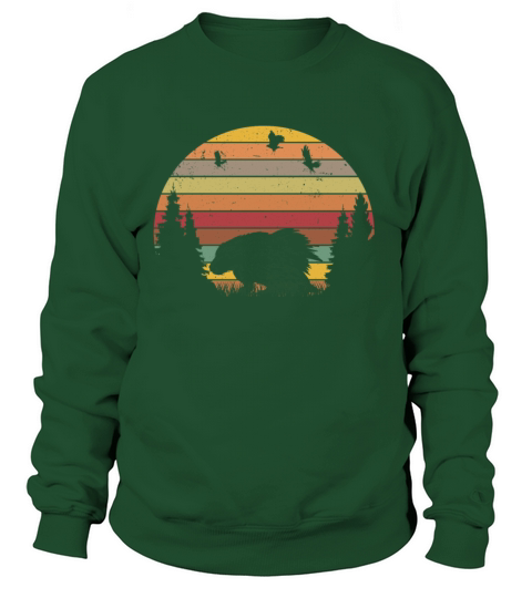 Porcupine Vintage Retro Sweatshirt Unisex