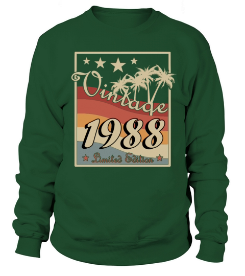 Year 1988 vintage Sweatshirt Unisex